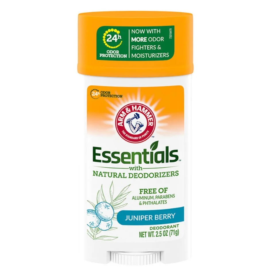 مام استیک صابونی آرم اند همر رایحه تمیزی و خنک بری بدون آلمینیوم دئودورانت Arm & Hammer Essentials Juniper Berry