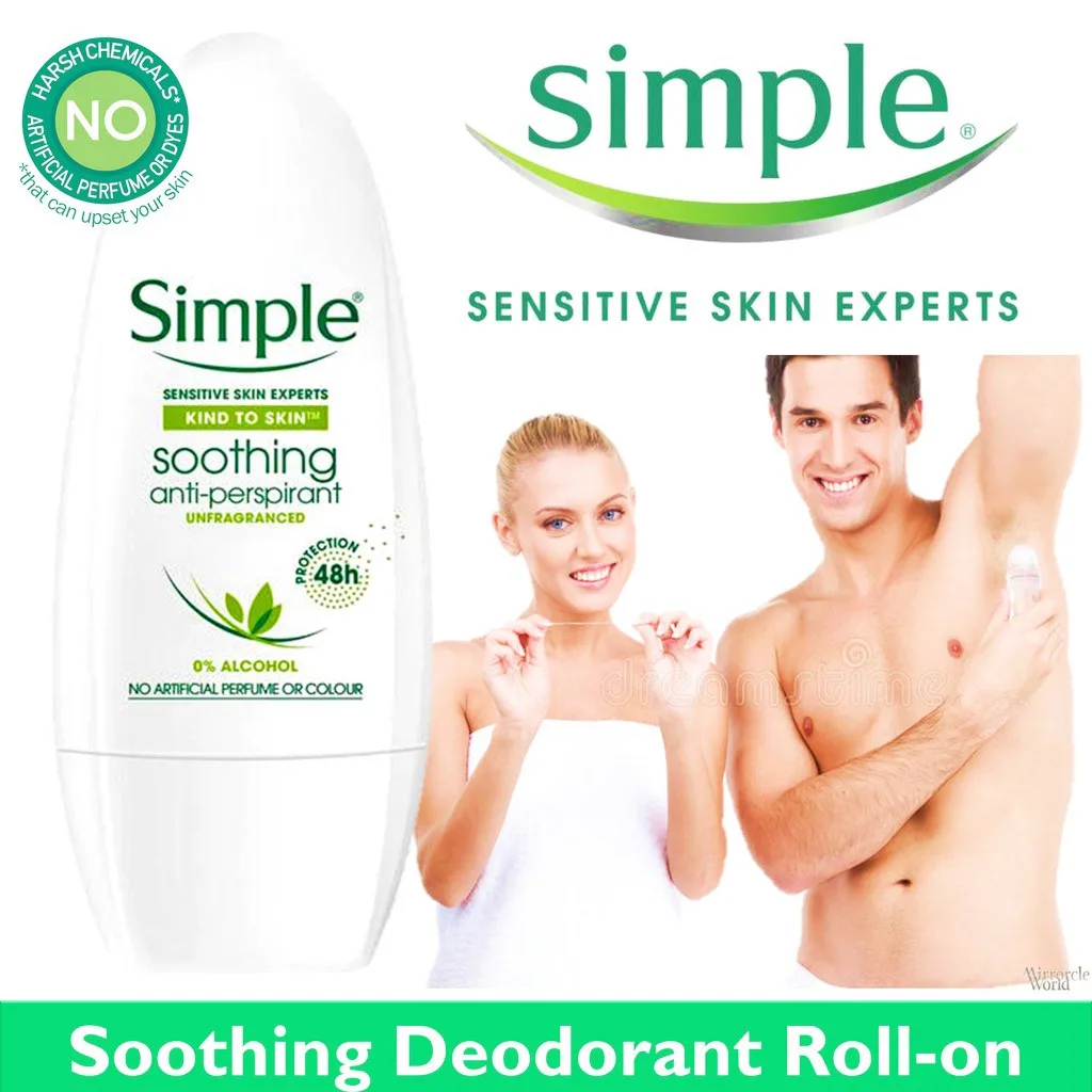 مام رولی ضد تعریق دئودورانت سیمپل مدل soothing بدون مواد مضر مناسب پوست حساس