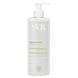 میسلار واتر سبیا کلیر اس وی آر پوست مختلط تا چرب و حساس SVR Sebiaclear Eau Micellaire 400ml