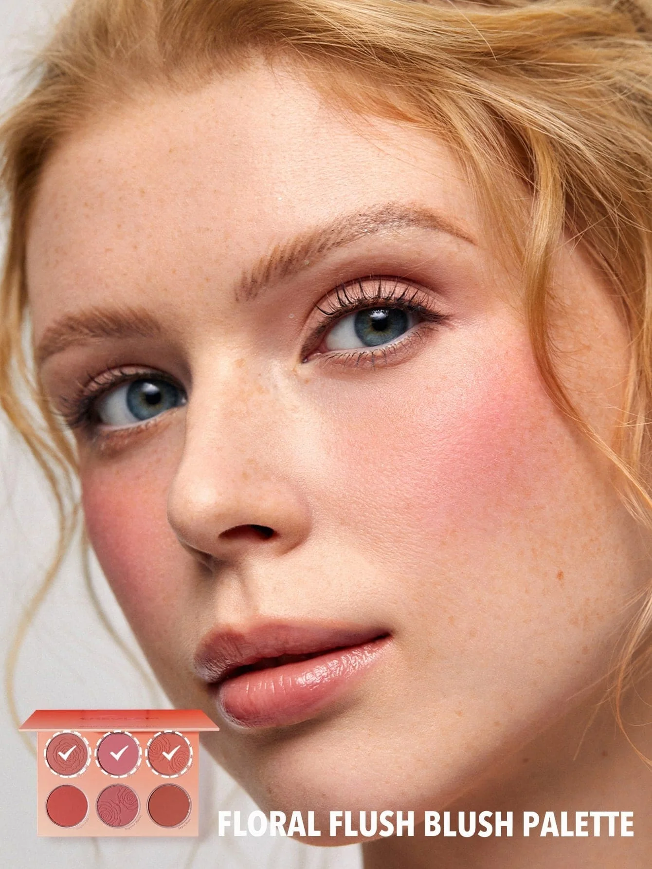 پالت رژگونه شیگلم مدل Floral Flush Blush (کد1072)