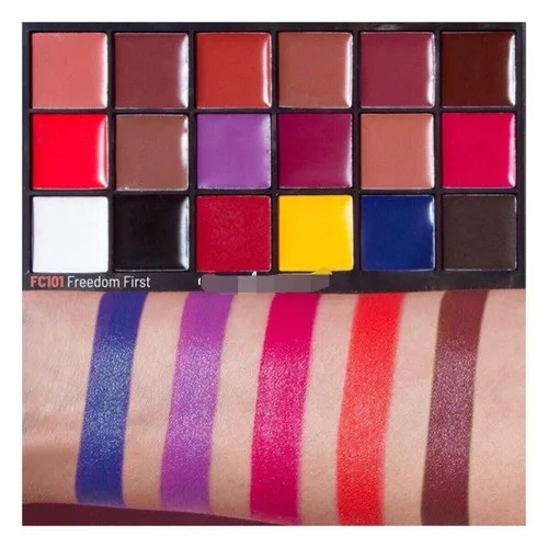 پالت رژ لب فریدام جی کت اصل J. Cat Beauty FREEDOM CREATOR LIP PALETTE - FC101 Freedom First
