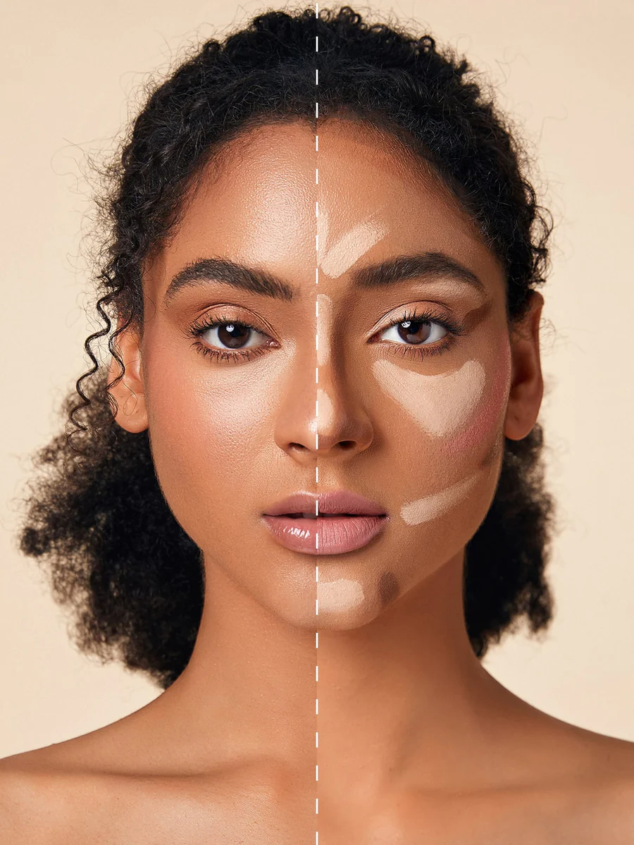 پالت کانتور هایلایتر کانسیلر شیگلم stereo face رنگ French Girl (کد2701)
