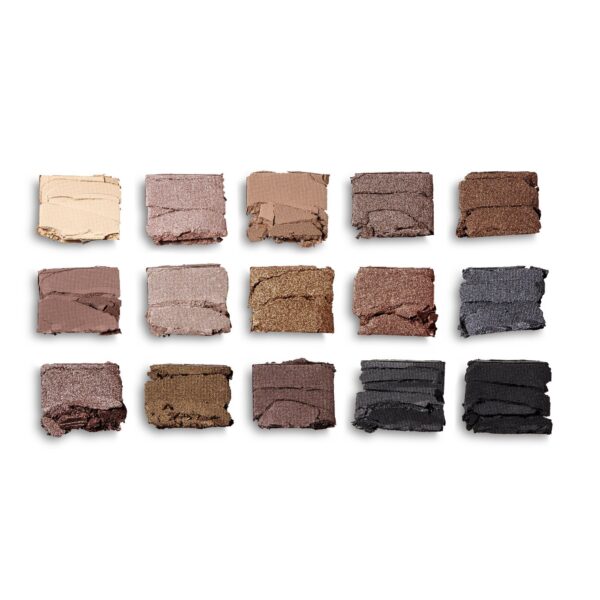 پالت سایه 15 رنگ رولوشن مدل smoky neutrals