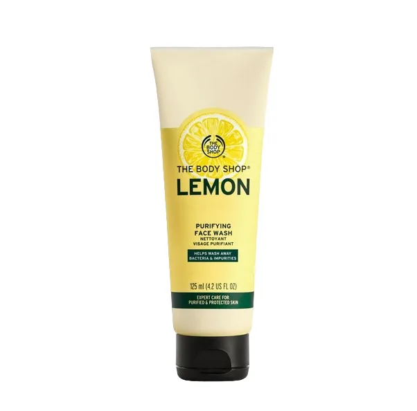 ژل شوینده صورت بادی شاپ مخصوص پوست چرب | حاوی ویتامین سی انواع پوست THE BODY SHOP Lemon Purifying Face Wash ژل شوینده صورت بادی شاپ مخصوص پوست چرب | حاوی ویتامین سی انواع پوست THE BODY SHOP Lemon Purifying Face Wash