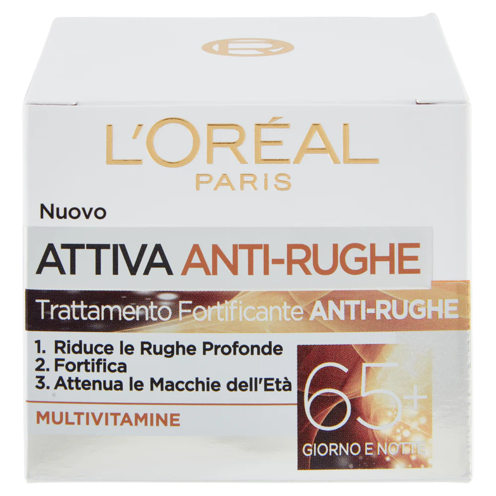 کرم روز لورآل ضد چروک قوی +65 attiva anti rughe fortificante giorno