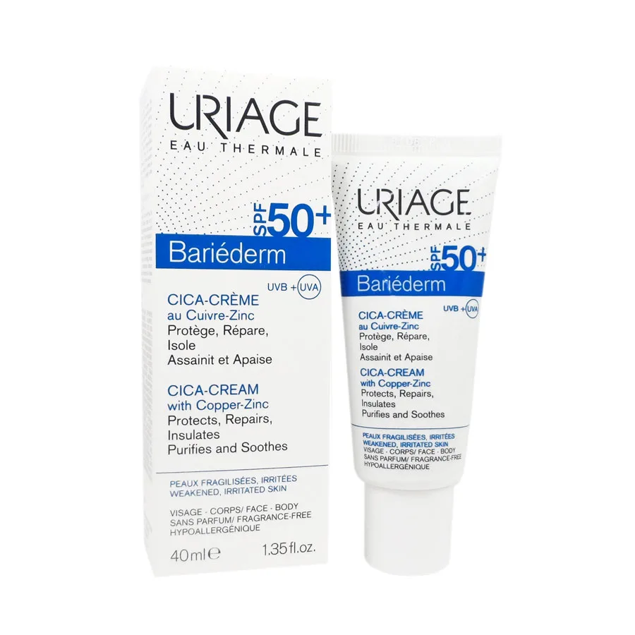 کرم ترمیم کننده پوست اوریاژ حاوی spf50، مناسب پوست های حساس و آسیب دیده CICA SPF50 کرم ترمیم کننده پوست اوریاژ حاوی spf50، مناسب پوست های حساس و آسیب دیده CICA SPF50