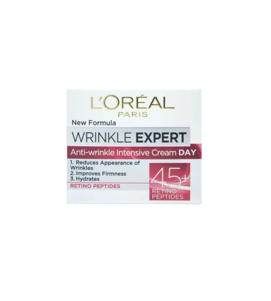 کرم روز تخصصی لورآل(لوریل) ضد چروک مناسب +45 anti wrinkle intensive cream day کرم روز تخصصی لورآل(لوریل) ضد چروک مناسب +45 anti wrinkle intensive cream day