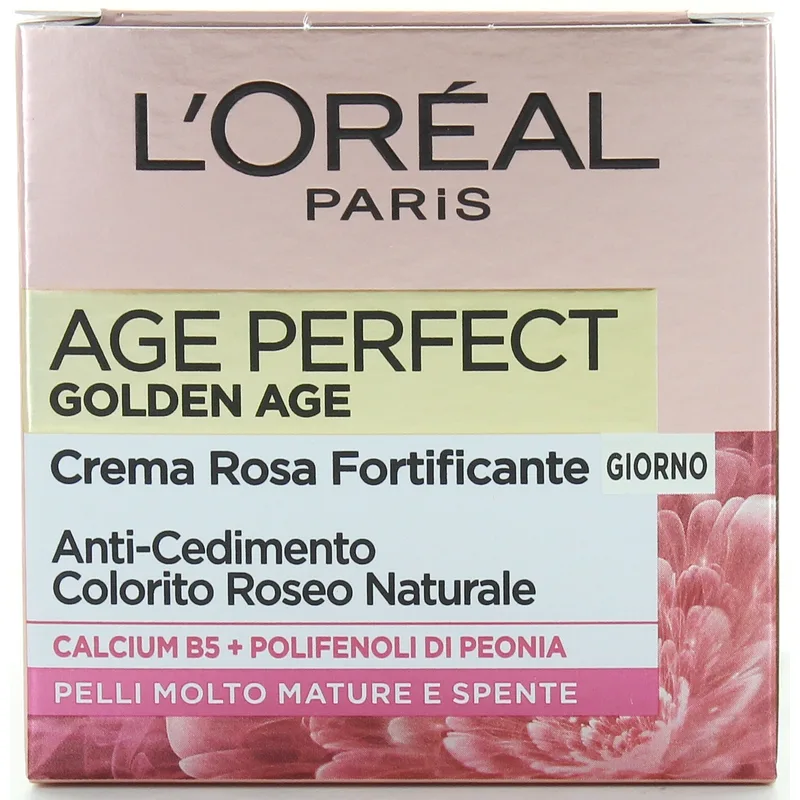 کرم روز تقویت کننده و شاداب کننده لورآل(لوریل) +60 age perfect golden age rosa giorno کرم روز تقویت کننده و شاداب کننده لورآل(لوریل) +60 age perfect golden age rosa giorno