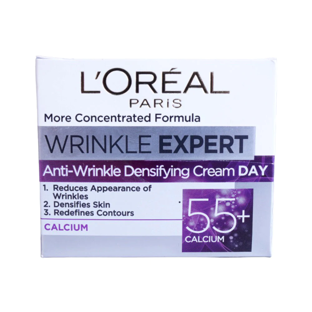 کرم شب تخصصی لورآل ضد چروک مناسب +55 anti wrinkle densyfying cream night