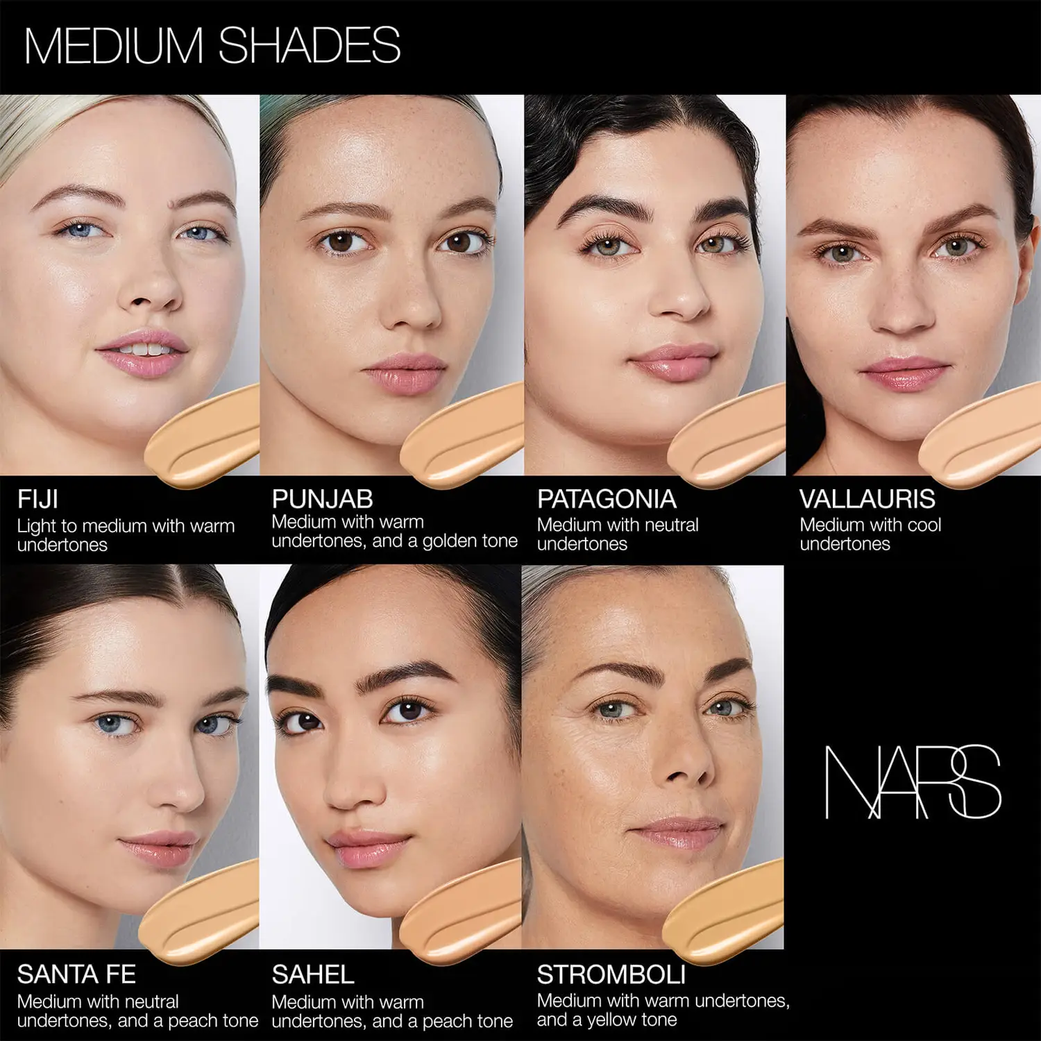 کرم پودر نارس پایه کوتاه 30میل NARS Light Reflecting Foundation 30ml (Diverse tinten)