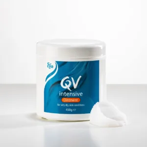 کرم کاسه ای کیو وی QV نرم و مرطوب کننده آبرسانی و تسکین پوست خشک و حساس 450میل